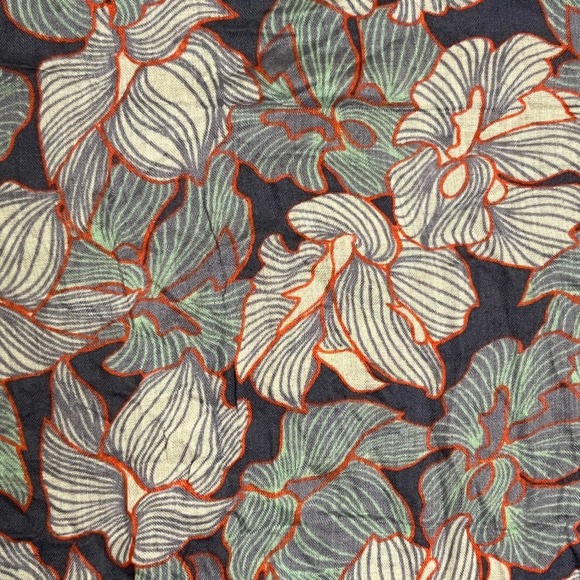 Vera Bradley Soft Fringe Scarf Paradise Floral Mint Rayon New With Tags Gift - Picture 2 of 9